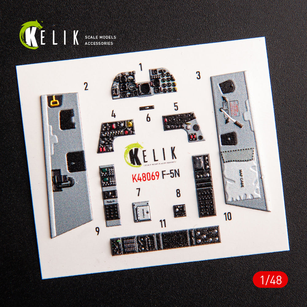 Kelik K3D48069 1:48 Northrop F-5N interior