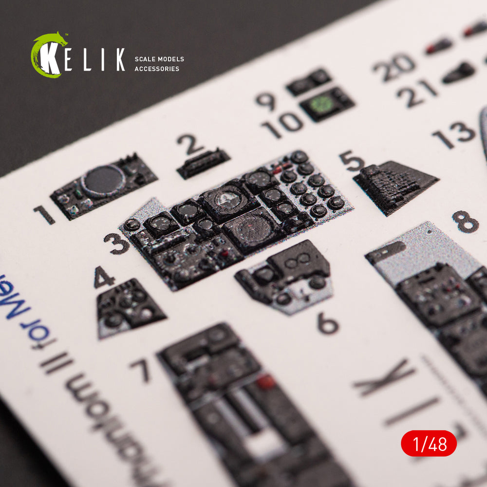 Kelik K3D48070 1:48 McDonnell F-4E Phantom interior