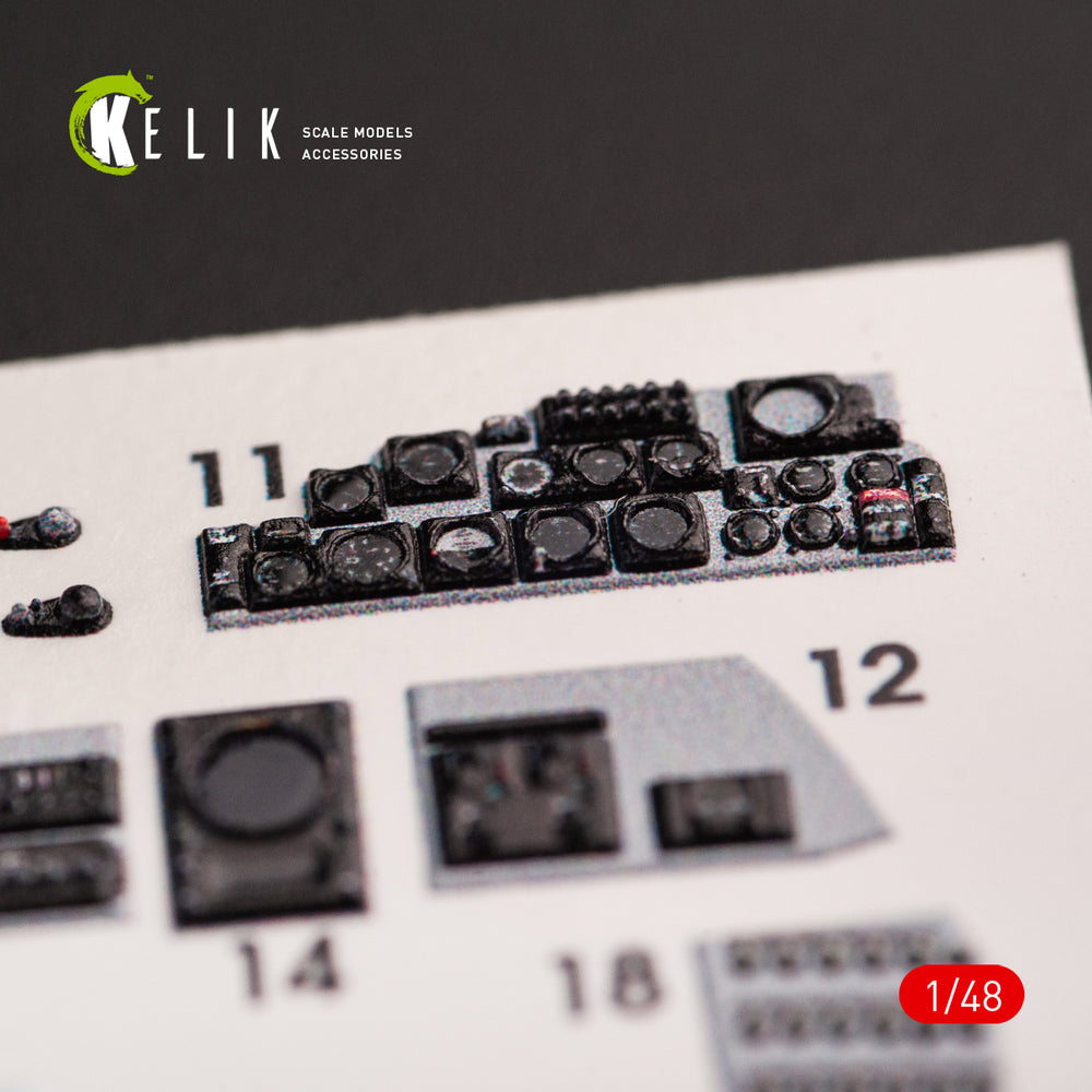 Kelik K3D48070 1:48 McDonnell F-4E Phantom interior