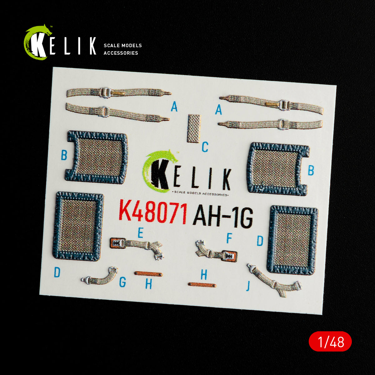 Kelik K3D48071 1:48 Bell AH-1G interior