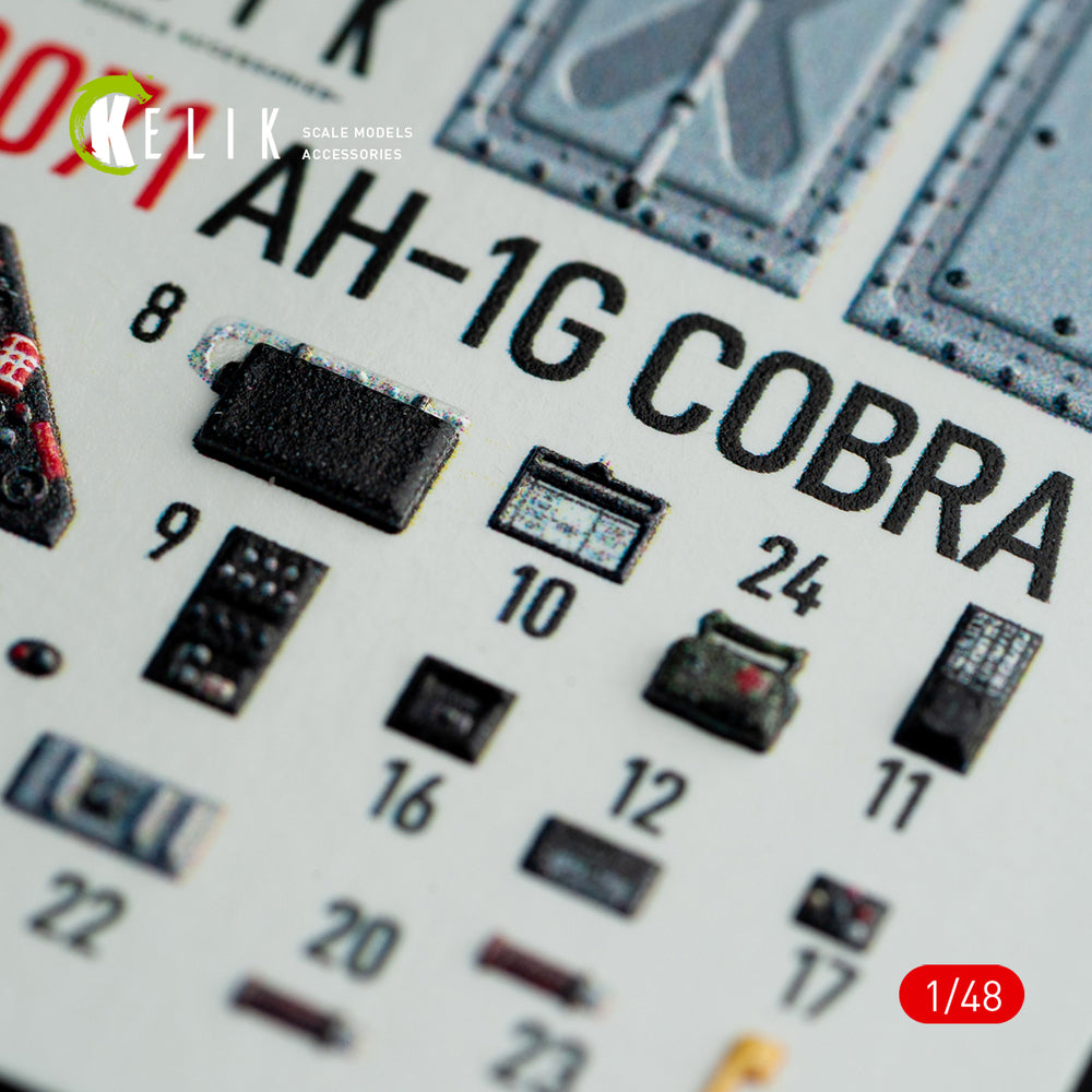 Kelik K3D48071 1:48 Bell AH-1G interior