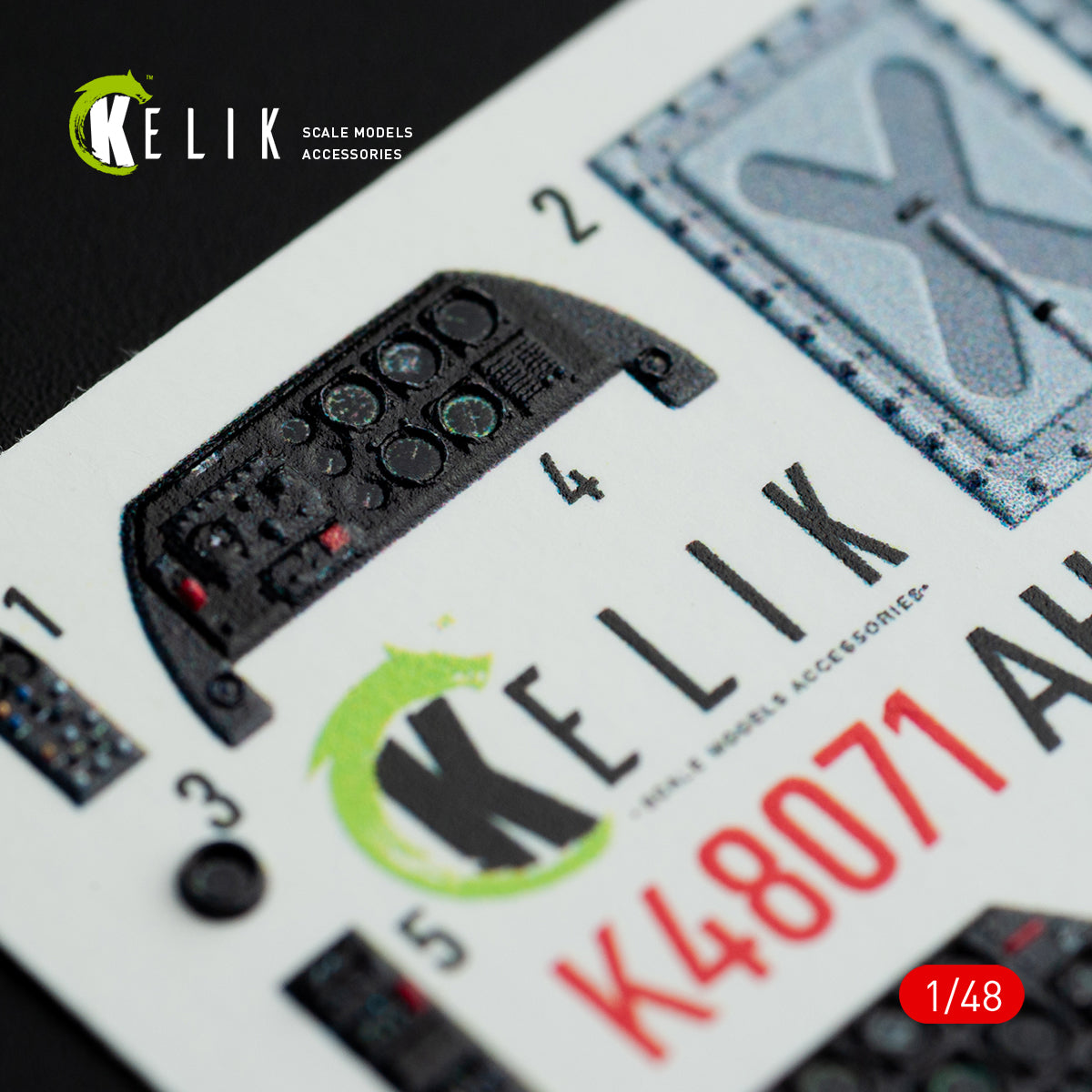 Kelik K3D48071 1:48 Bell AH-1G interior