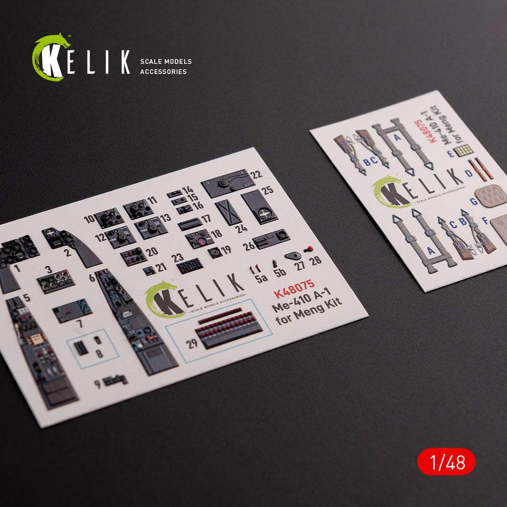 Kelik K3D48075 1:48 Messerschmitt Me-410A-1 interior