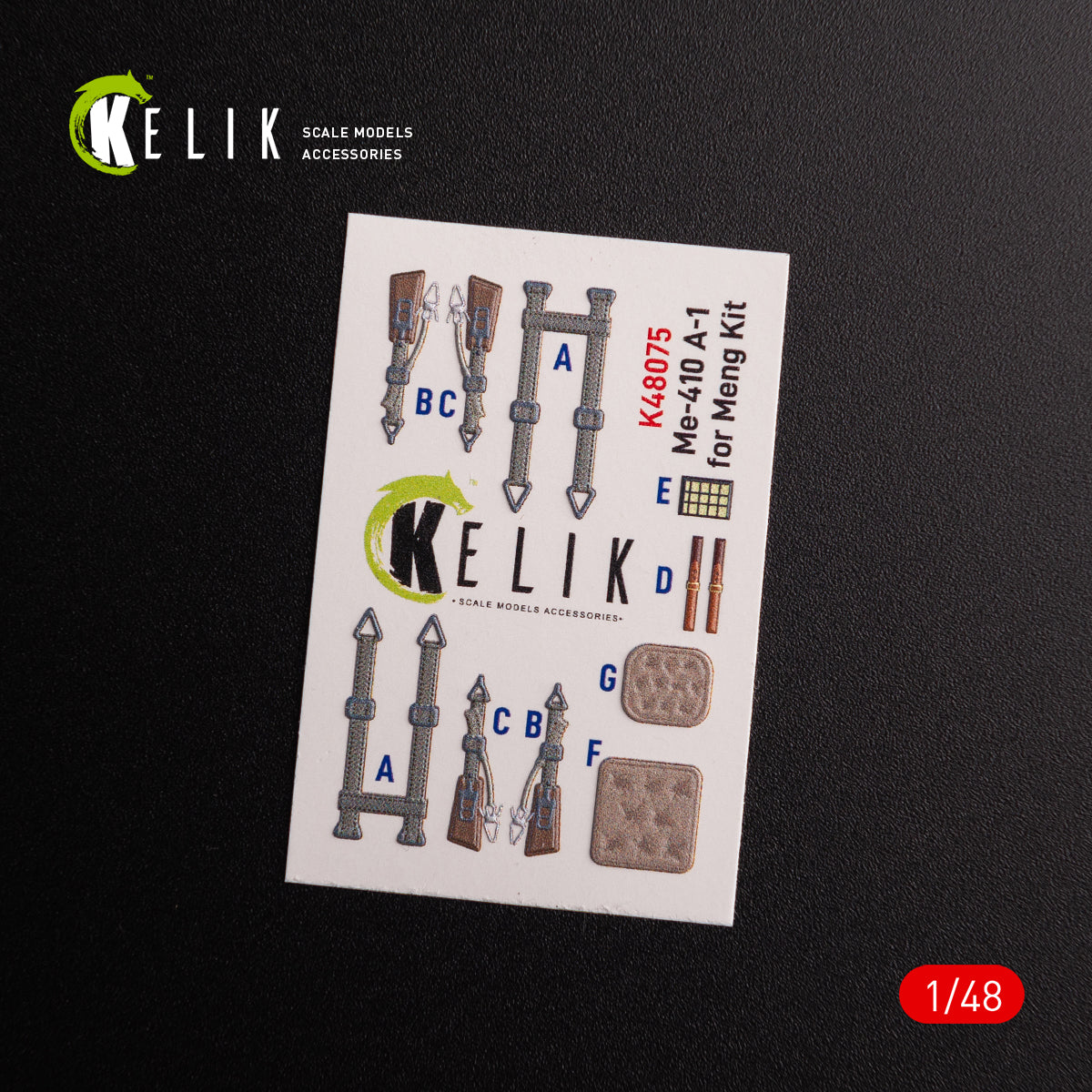 Kelik K3D48075 1:48 Messerschmitt Me-410A-1 interior