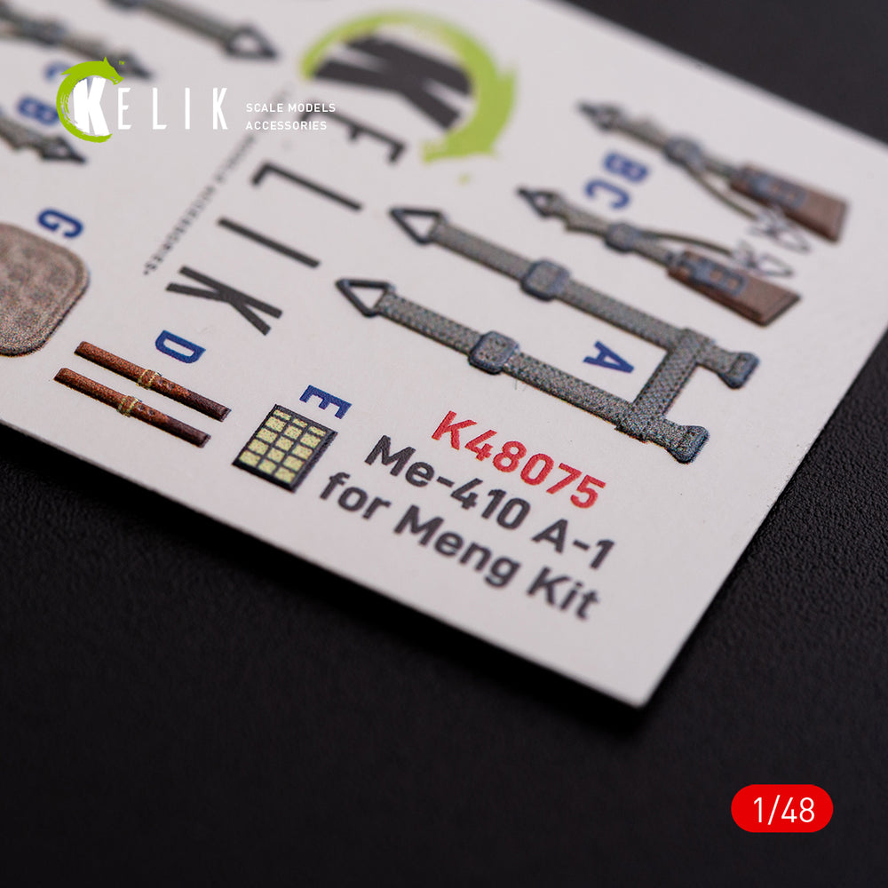 Kelik K3D48075 1:48 Messerschmitt Me-410A-1 interior