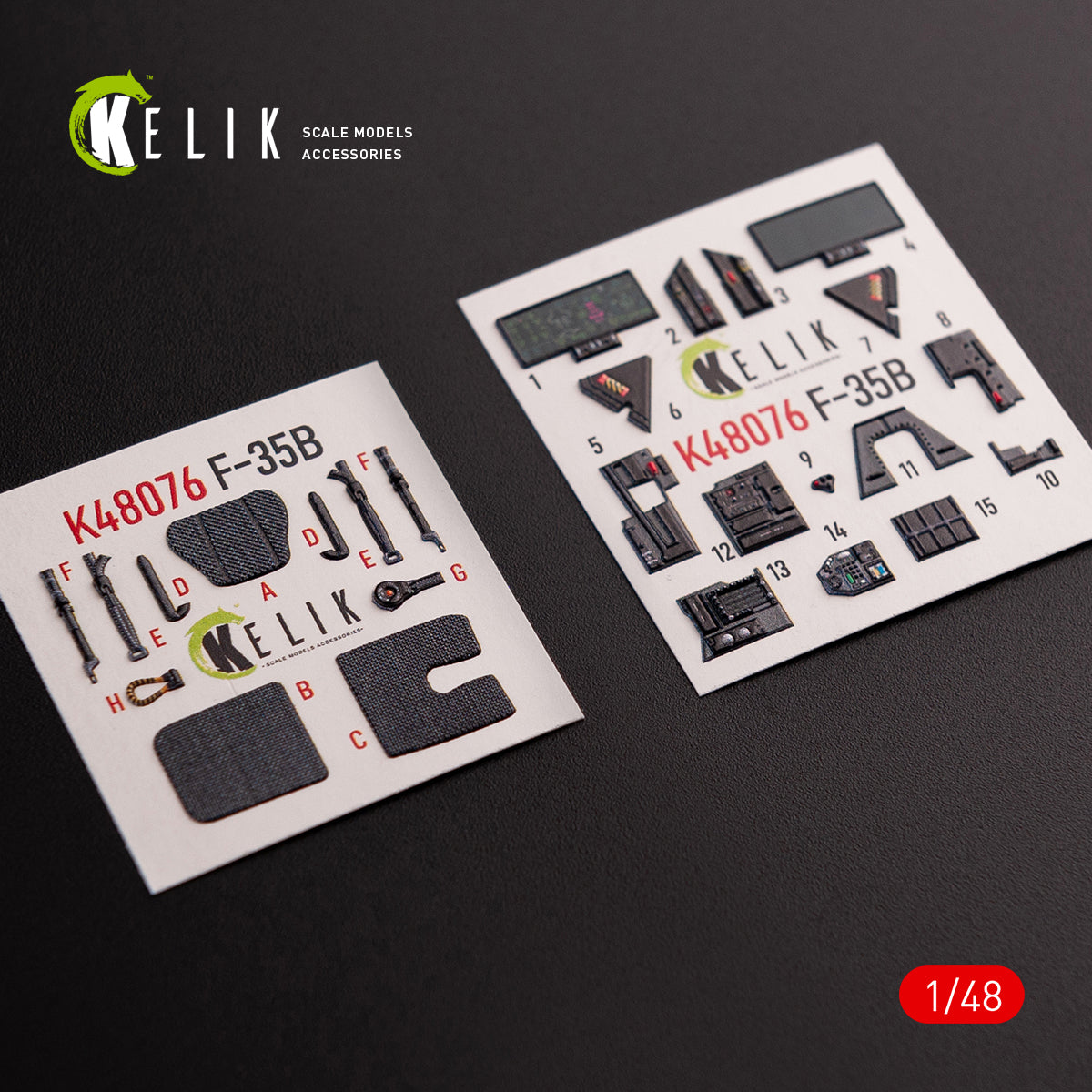 Kelik K3D48076 1:48 Lockheed-Martin F-35B interior