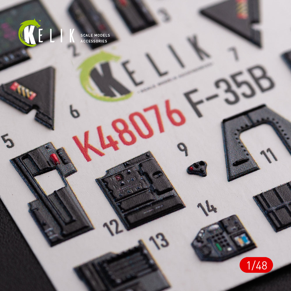 Kelik K3D48076 1:48 Lockheed-Martin F-35B interior
