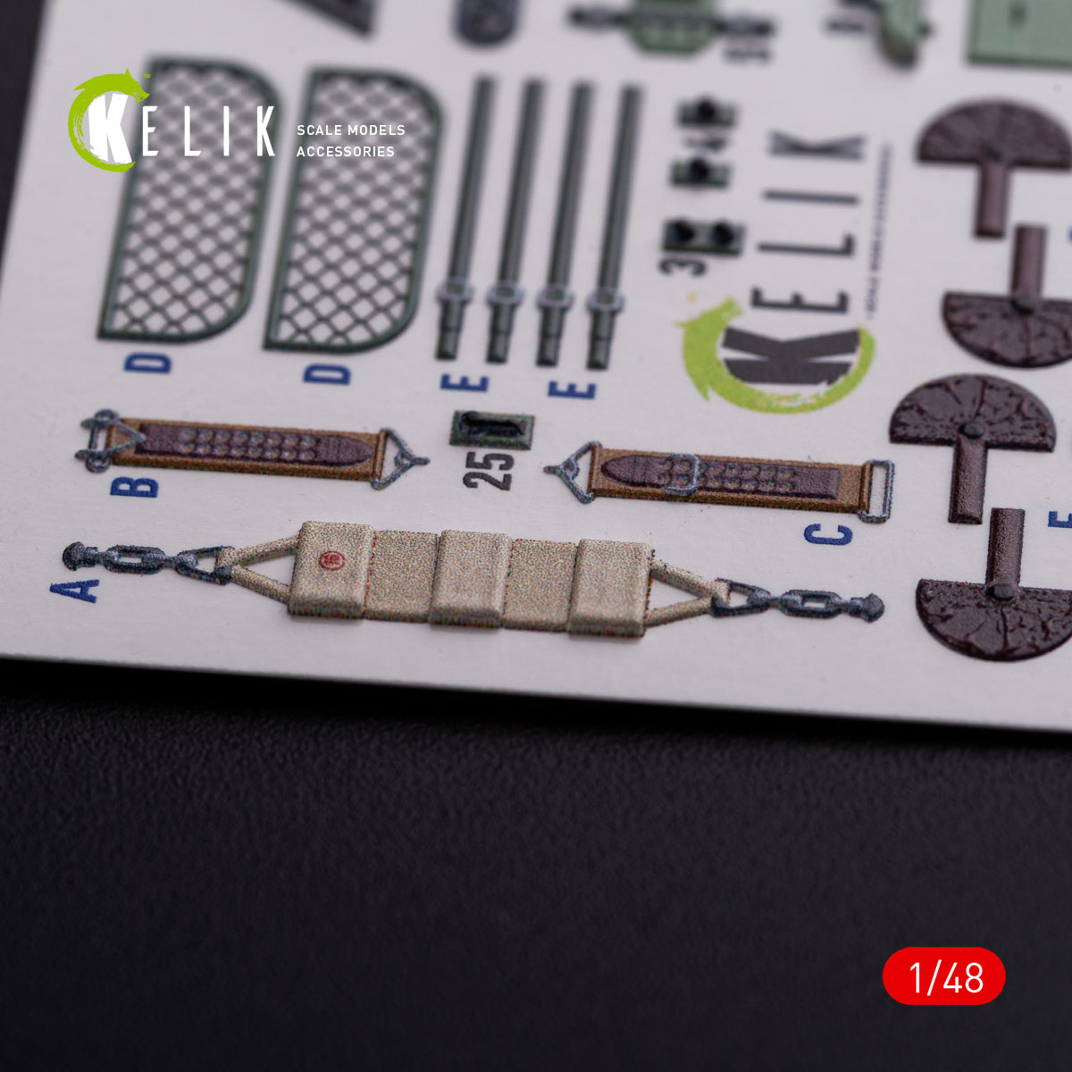 Kelik K3D48077 1:48 Miitsubishi Ki-51 Sonia interior