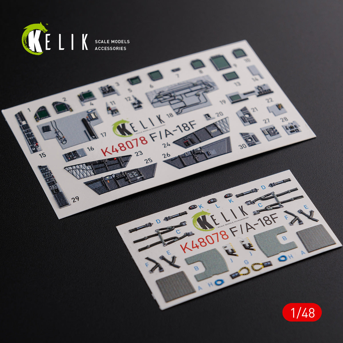 Kelik K3D48078 1:48 Boeing F/A-18F Super Hornet interior