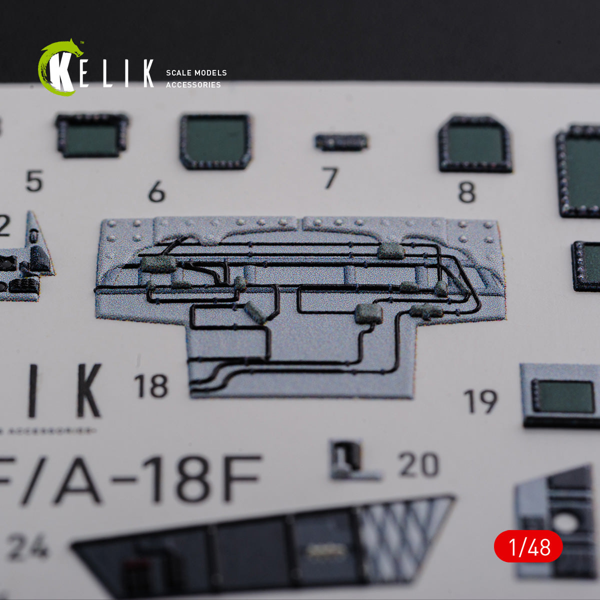 Kelik K3D48078 1:48 Boeing F/A-18F Super Hornet interior