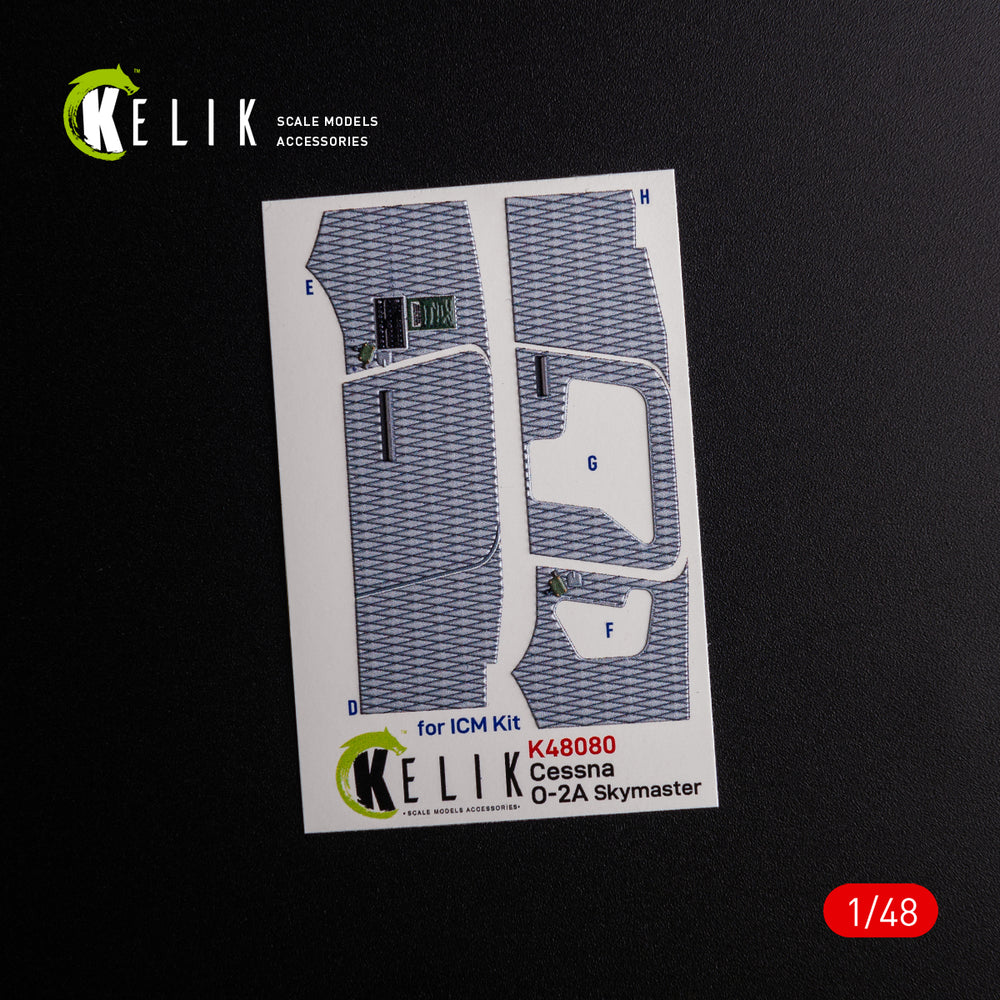 Kelik K3D48080 1:48 Cessna O-2A Skymaster interior