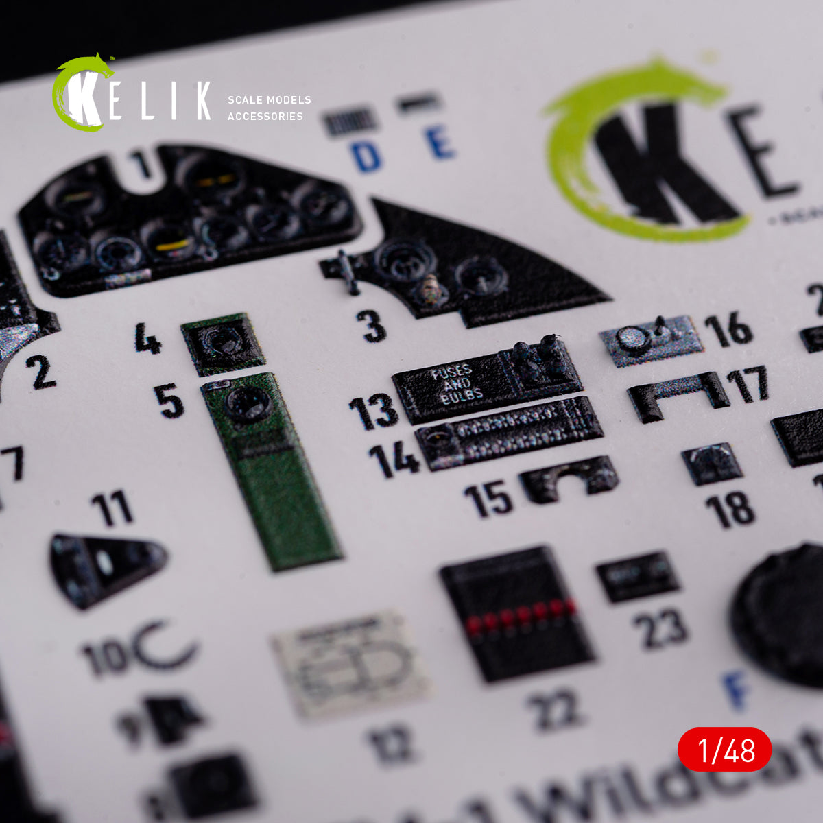 Kelik K3D48082 1:48 General-Motors FM-1 Wildcat/Martlet Mk.V interior