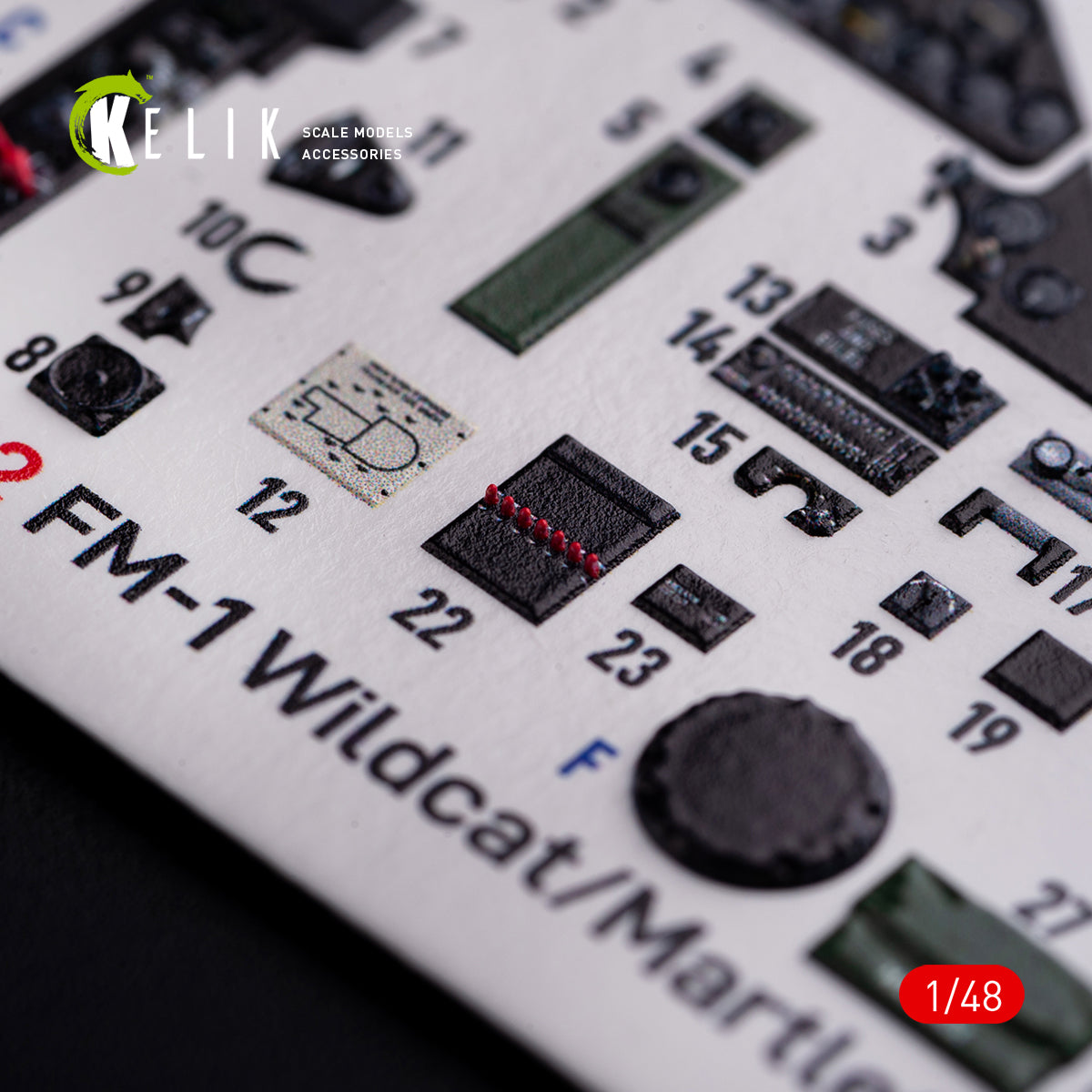 Kelik K3D48082 1:48 General-Motors FM-1 Wildcat/Martlet Mk.V interior