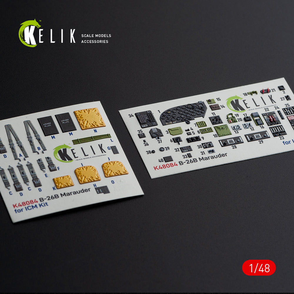 Kelik K3D48084 1:48 Martin B-26B Marauder interior