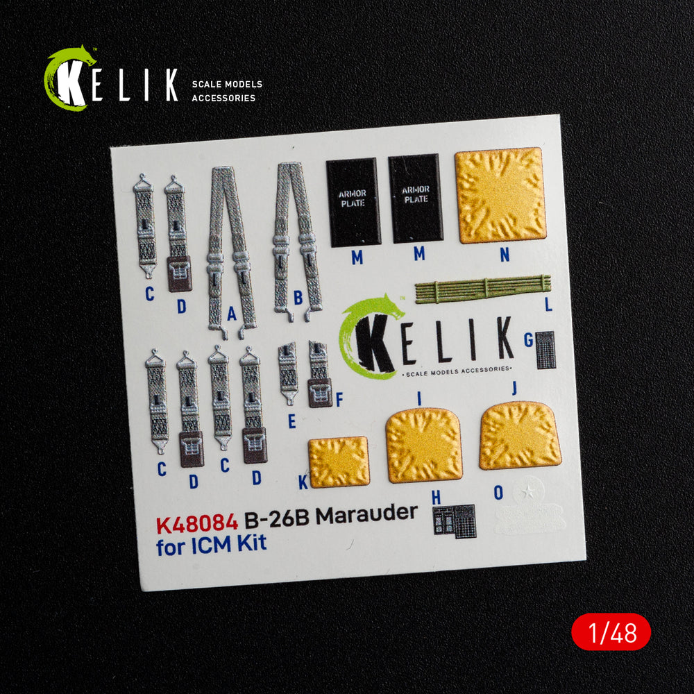 Kelik K3D48084 1:48 Martin B-26B Marauder interior
