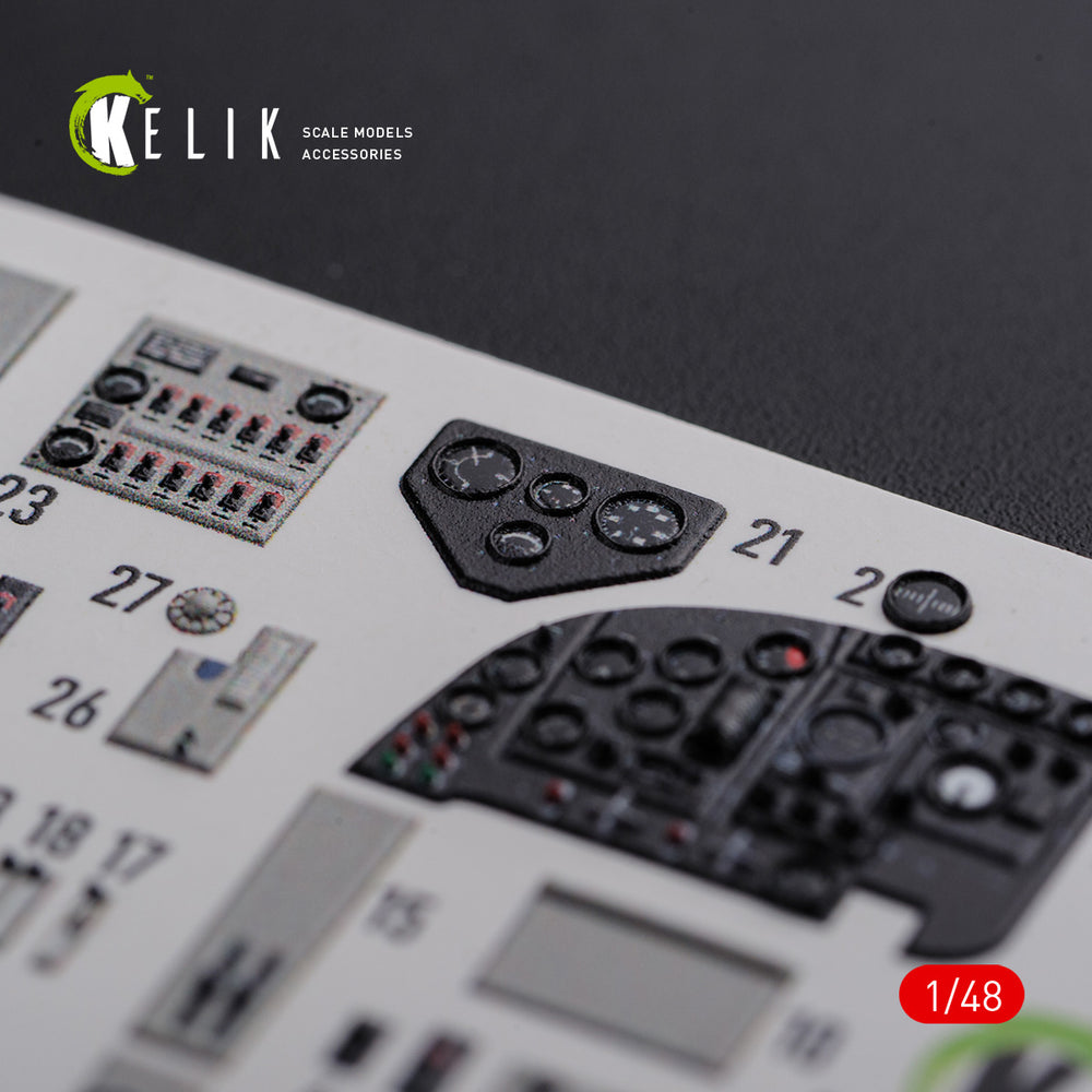 Kelik K3D48085 1:48 Mitsubishi Ki-21-Ib "Sally" interior
