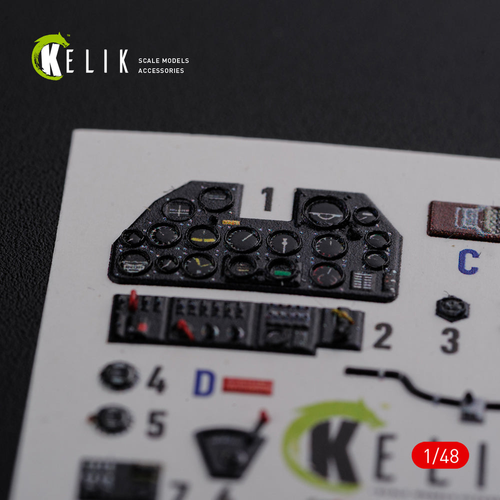 Kelik K3D48086 1:48 Curtiss P-40N interior