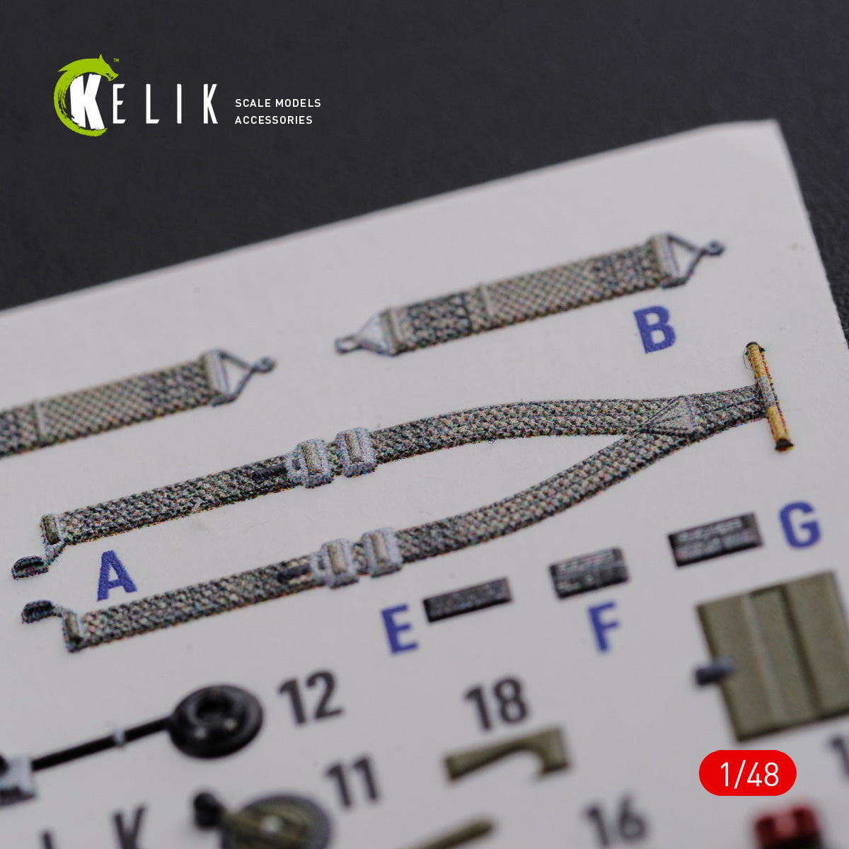 Kelik K3D48086 1:48 Curtiss P-40N interior