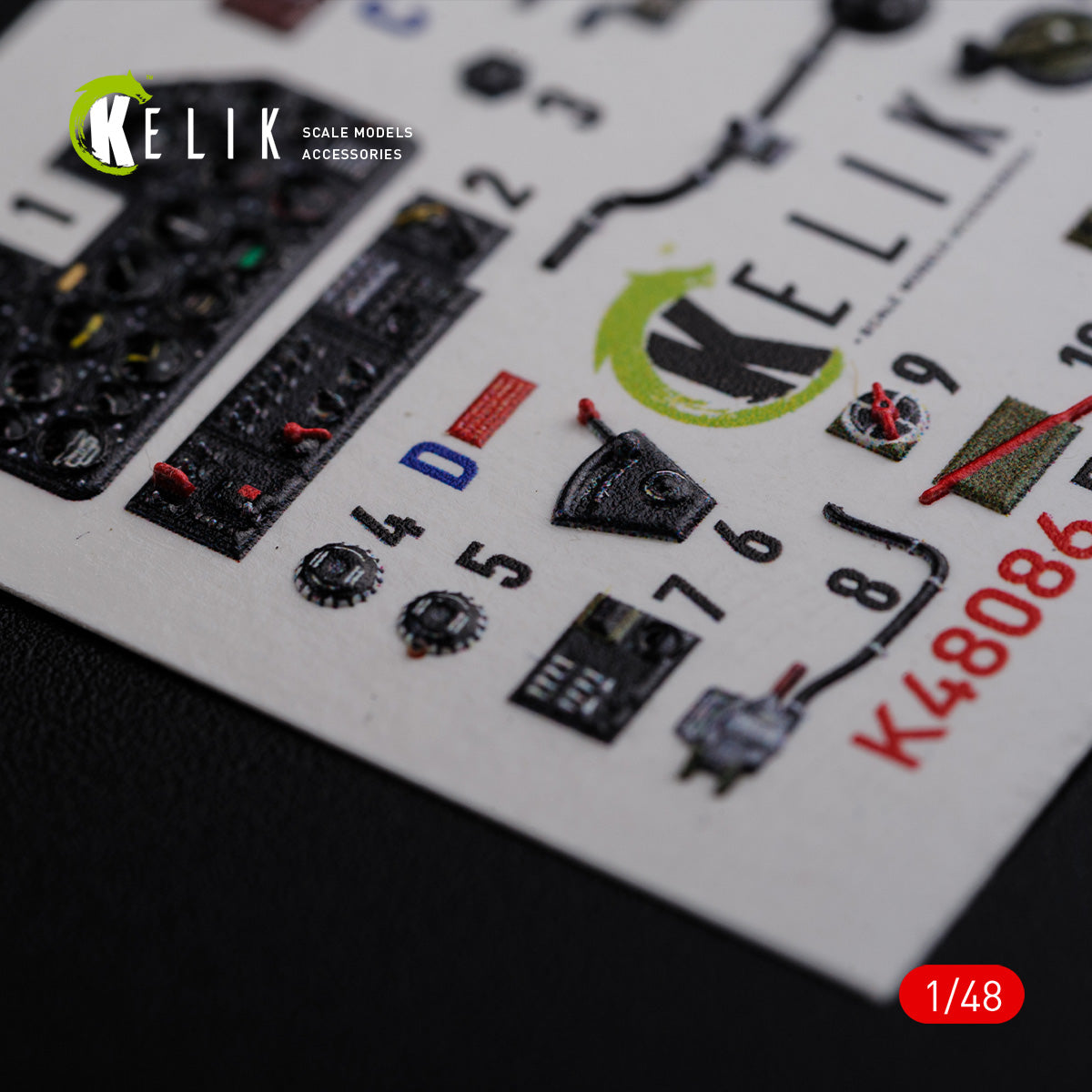 Kelik K3D48086 1:48 Curtiss P-40N interior