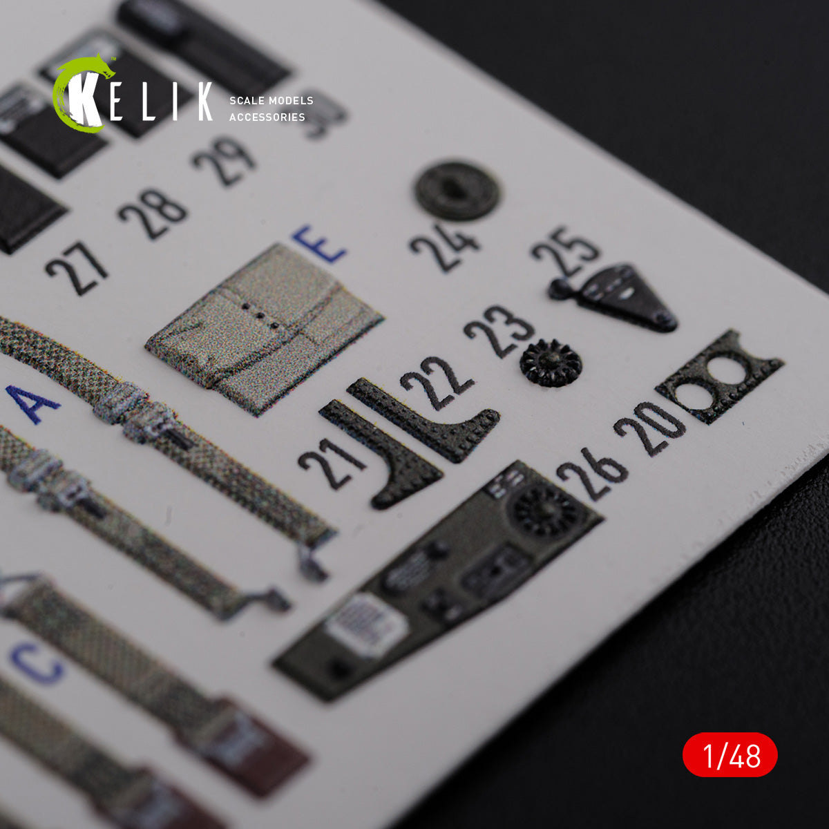 Kelik K3D48087 1:48 Grumman TBF-1C Avenger interior