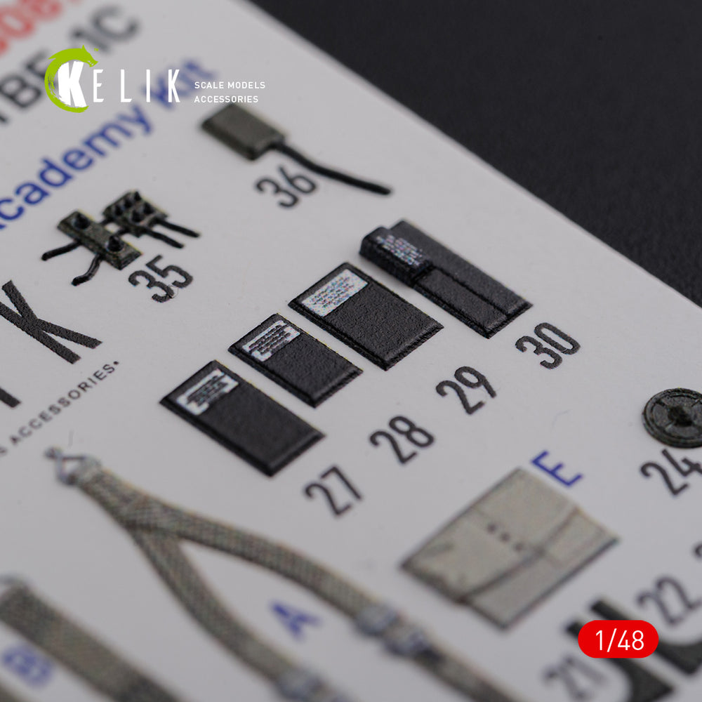 Kelik K3D48087 1:48 Grumman TBF-1C Avenger interior