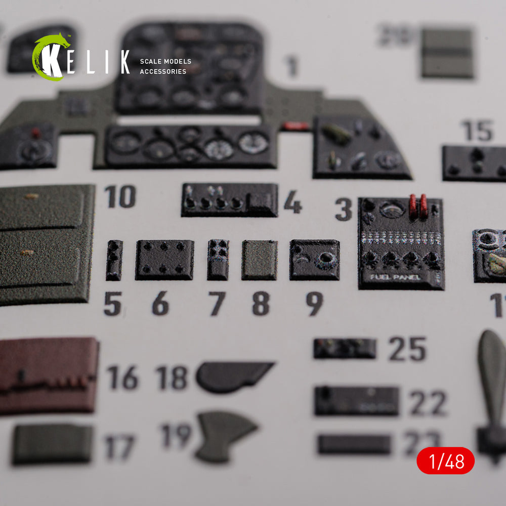Kelik K3D48088 1:48 Douglas SBD-2 Dauntless interior