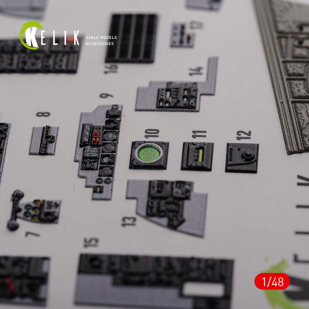 Kelik K3D48089 1:48 McDonnell F-4J "Phantom II" interior