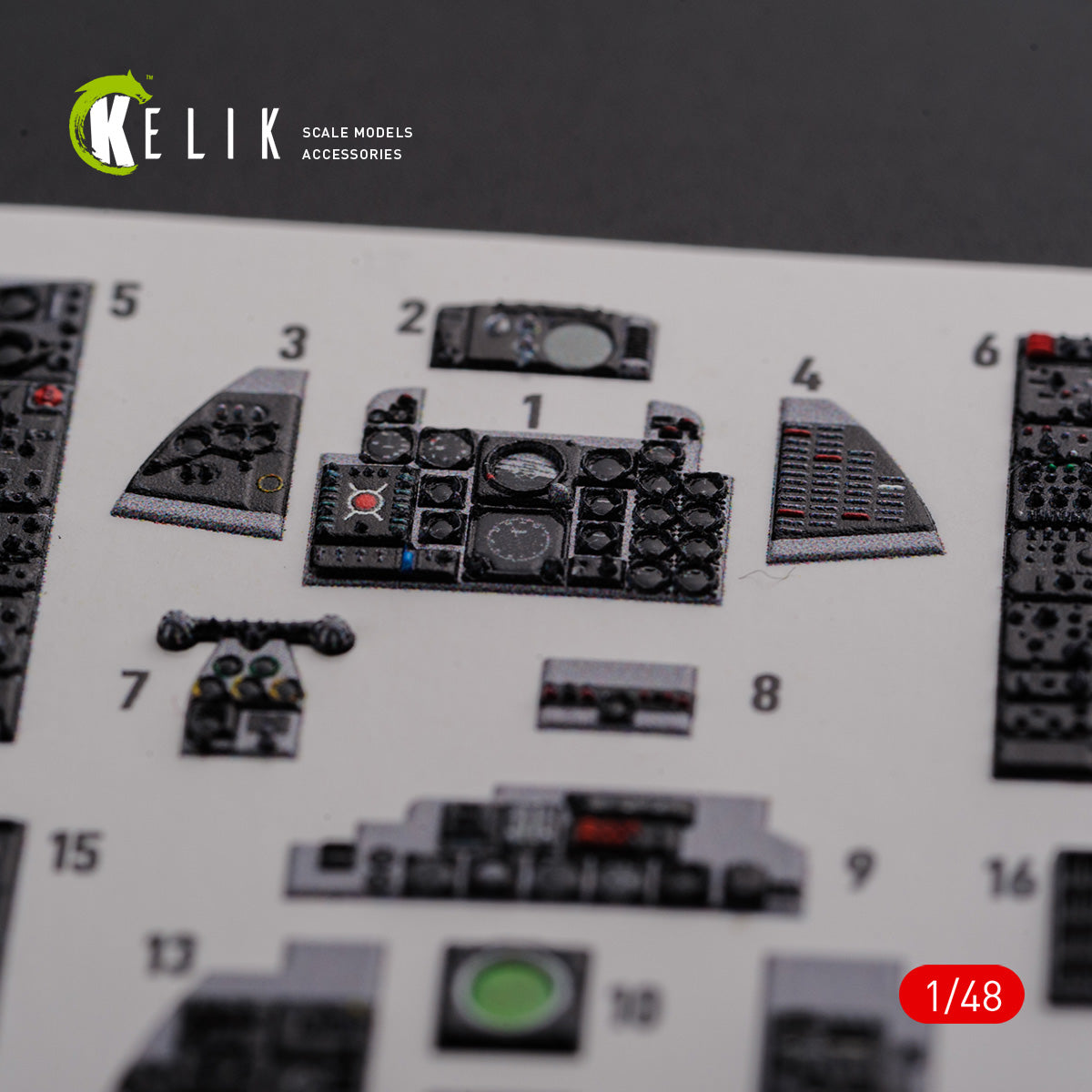 Kelik K3D48089 1:48 McDonnell F-4J "Phantom II" interior