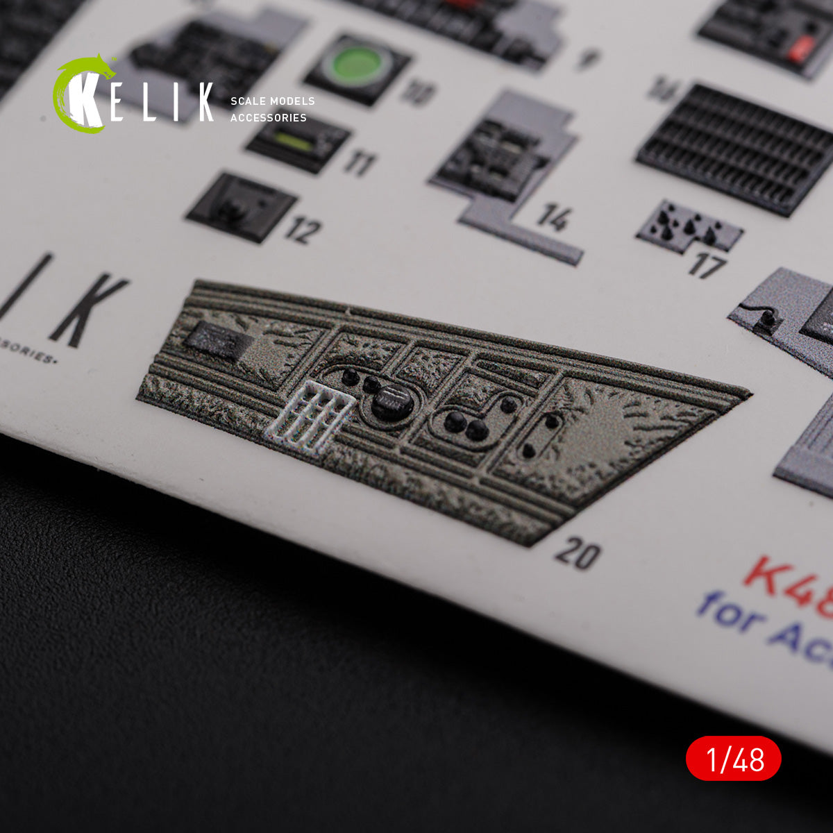 Kelik K3D48089 1:48 McDonnell F-4J "Phantom II" interior