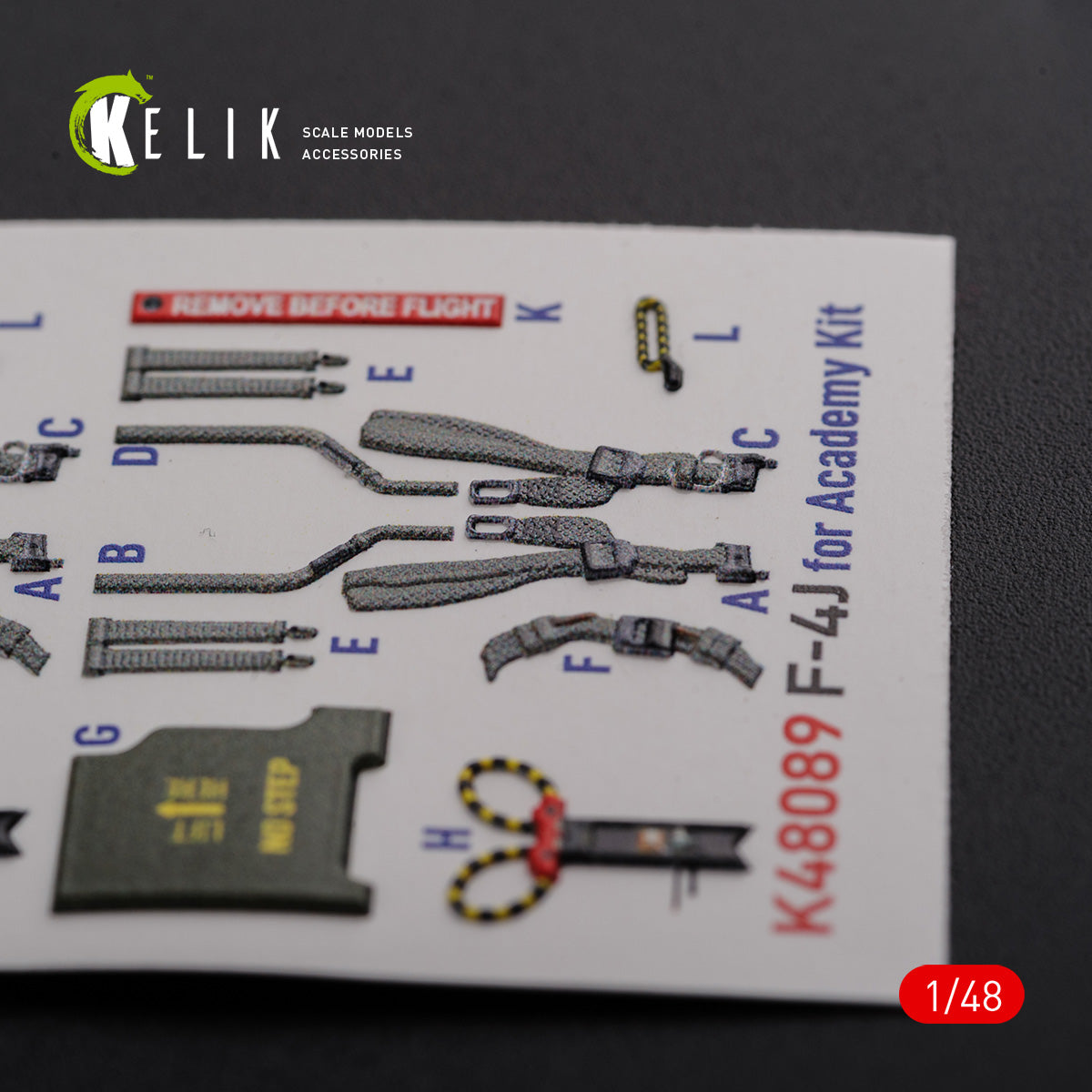 Kelik K3D48089 1:48 McDonnell F-4J "Phantom II" interior