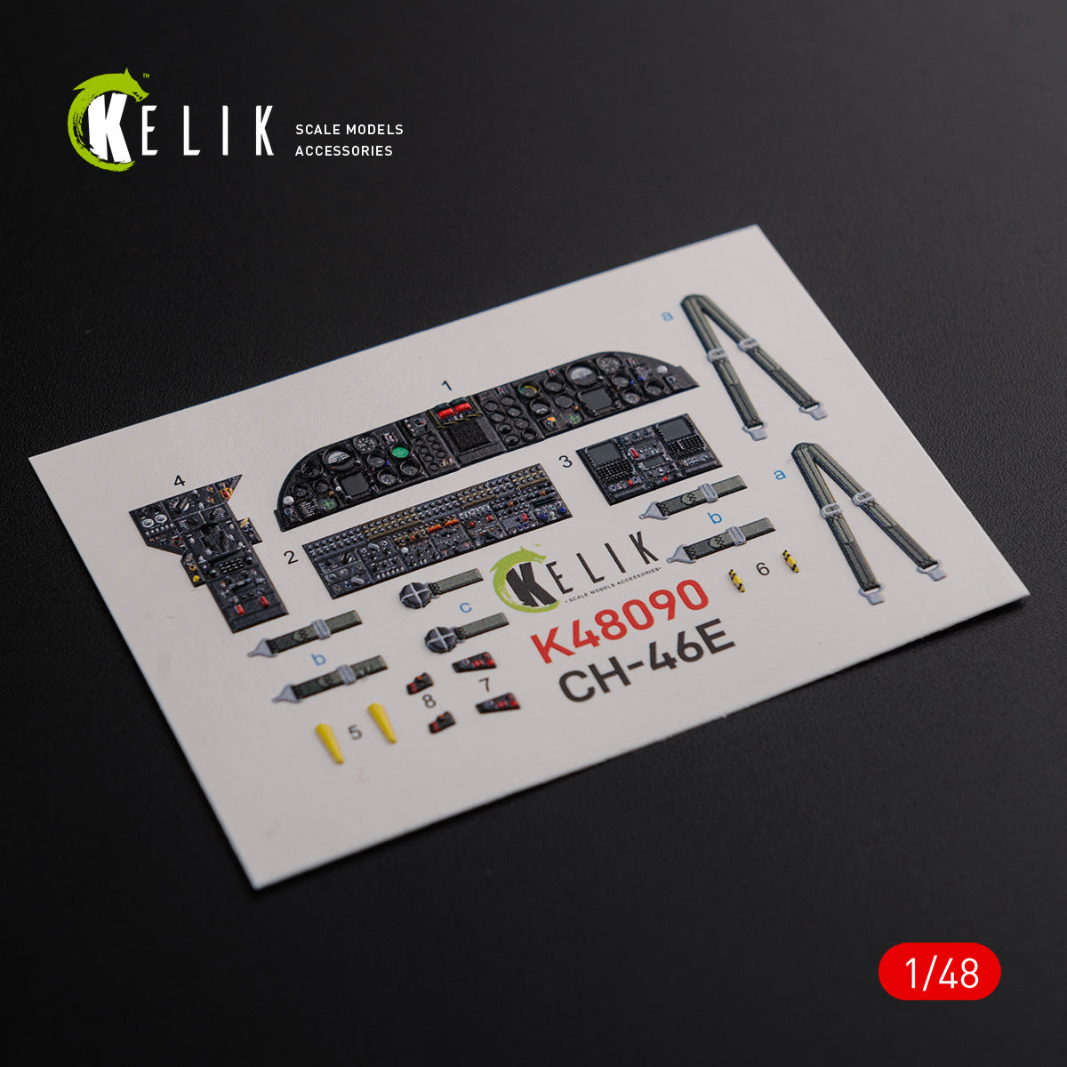 Kelik K3D48090 1:48 Boeing CH-46E interior