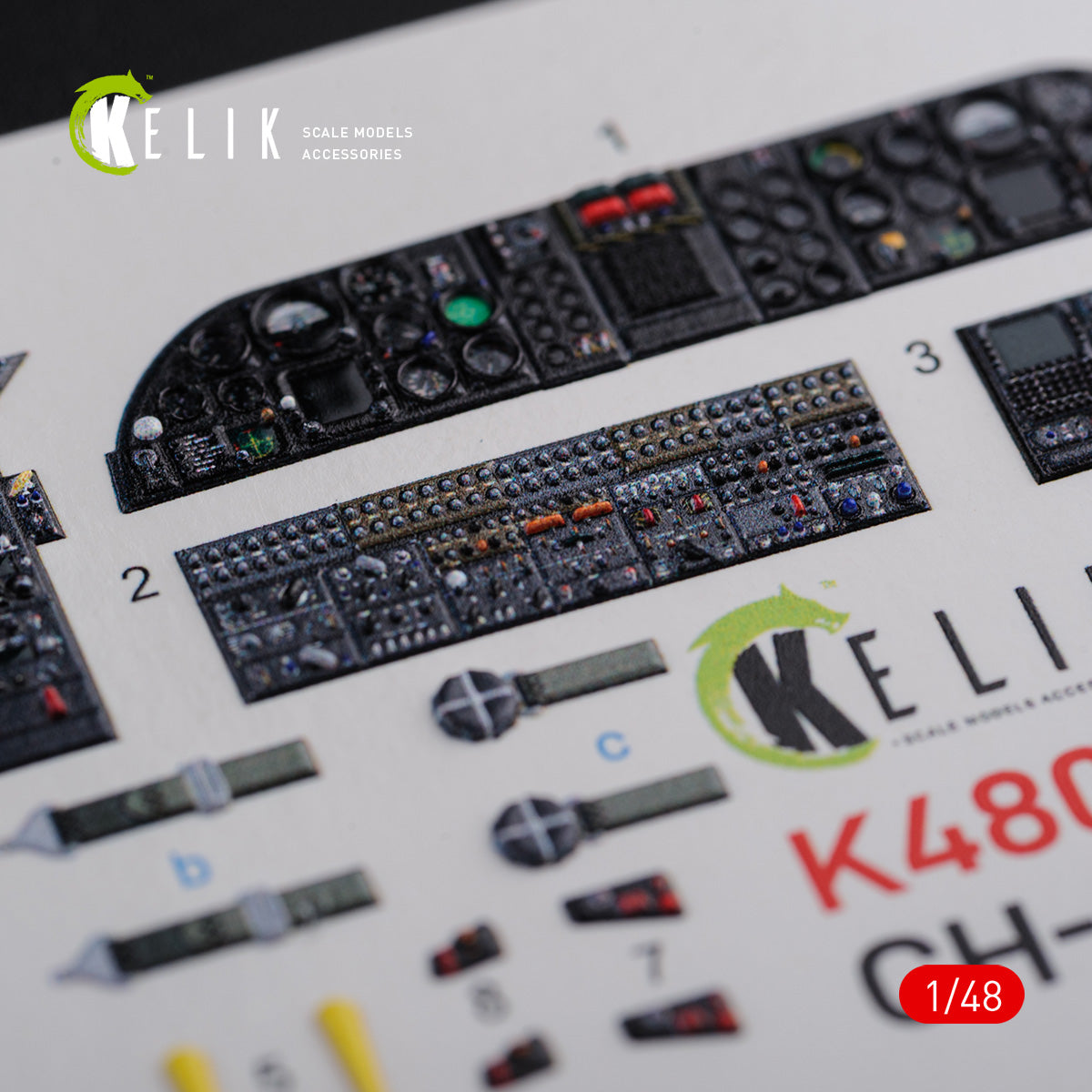 Kelik K3D48090 1:48 Boeing CH-46E interior