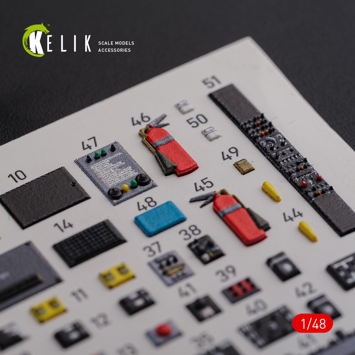 Kelik K3D48091 1:48 Boeing CH-46E Cargo compartment interior