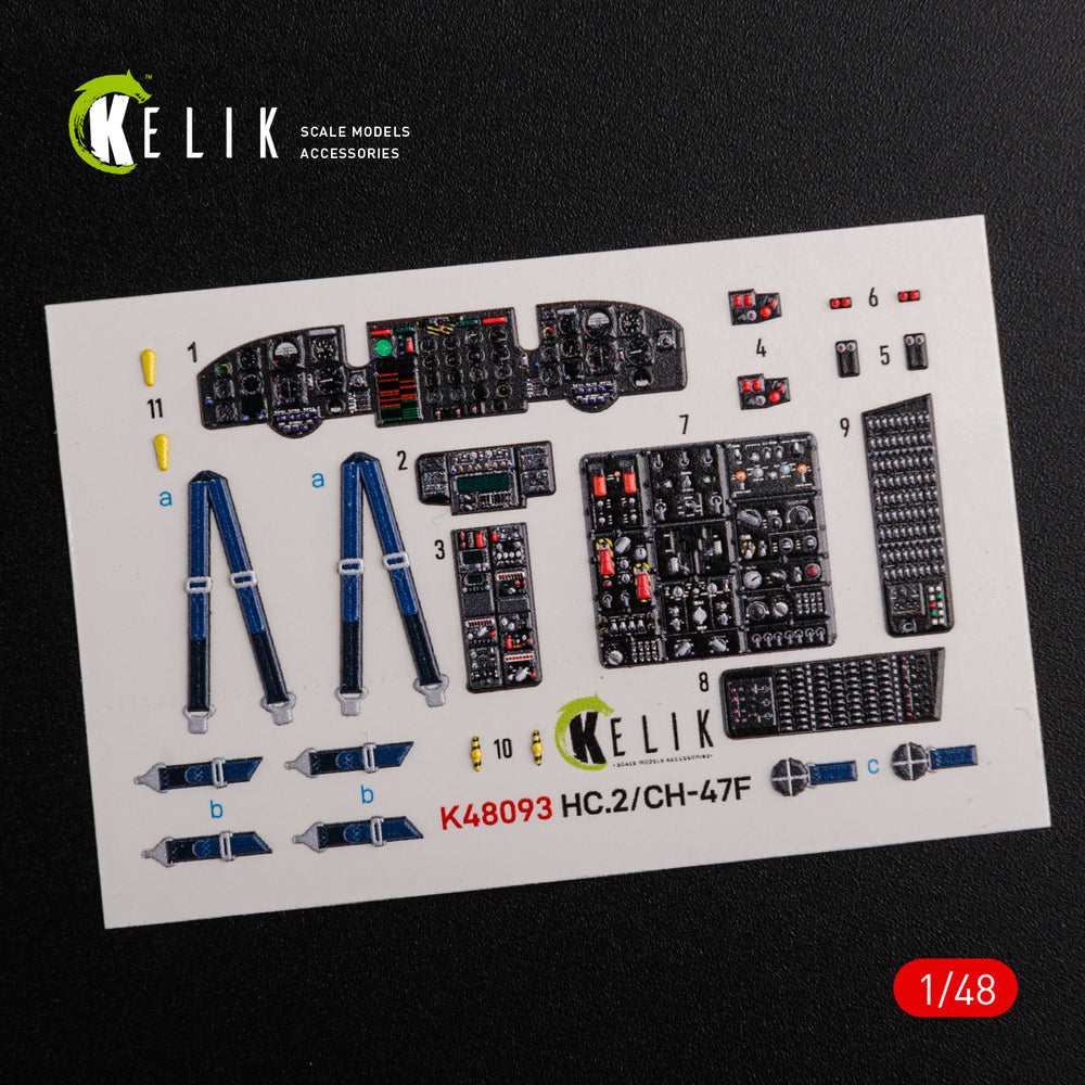 Kelik K3D48093 1:48 Boeing CH-47F interior