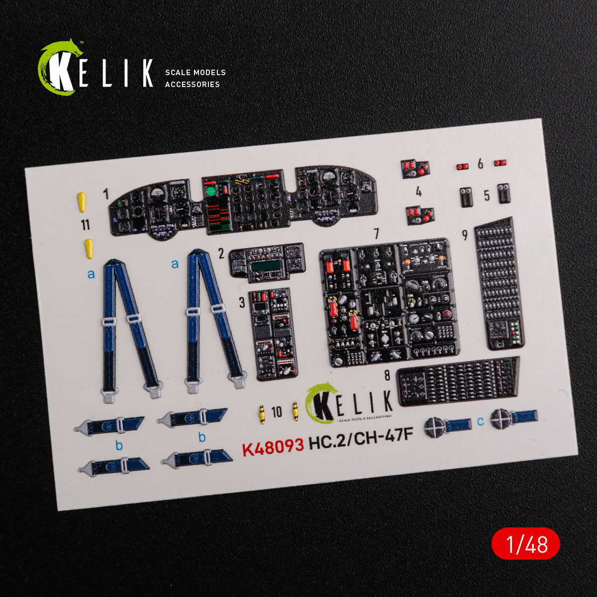 Kelik K3D48093 1:48 Boeing CH-47F interior