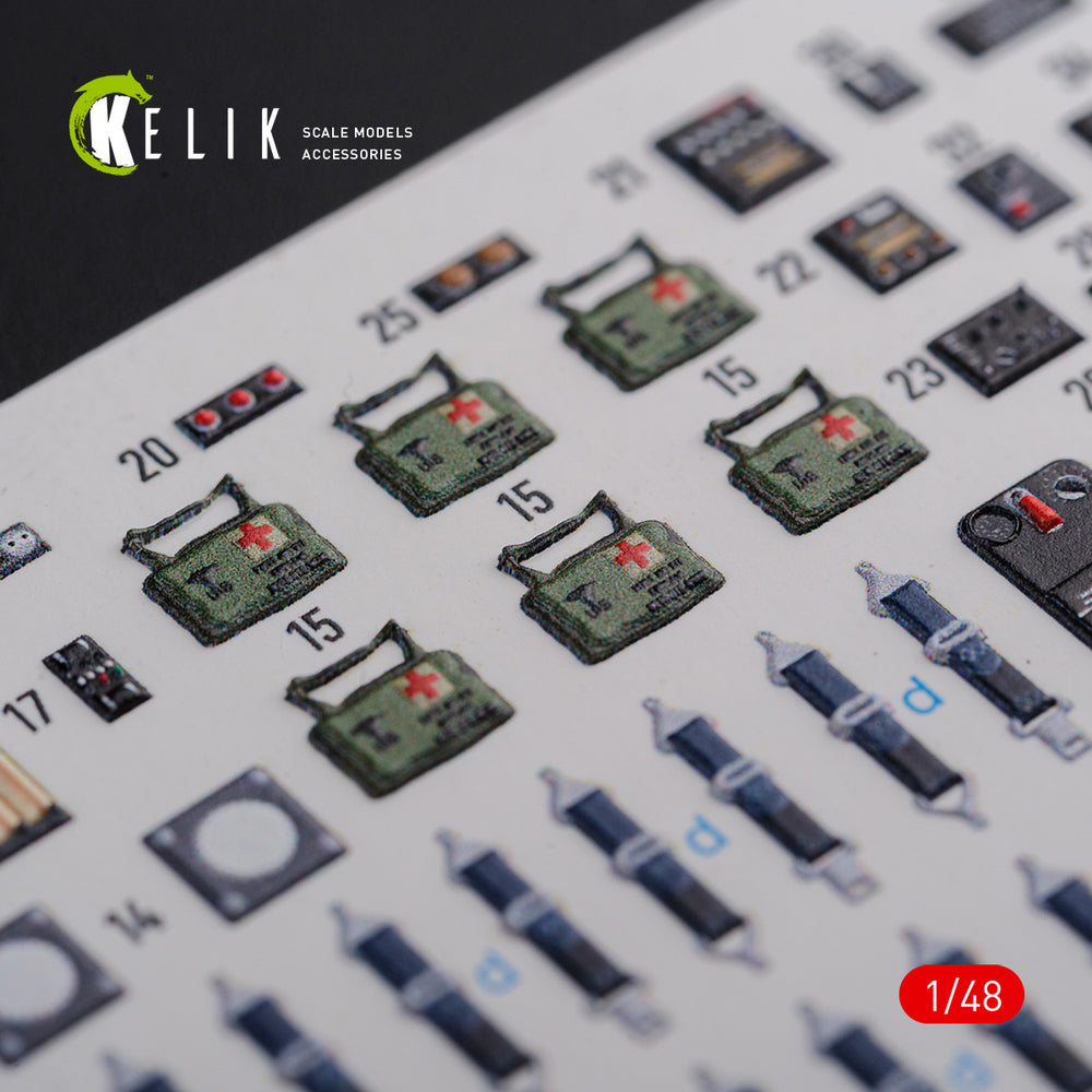 Kelik K3D48093 1:48 Boeing CH-47F interior