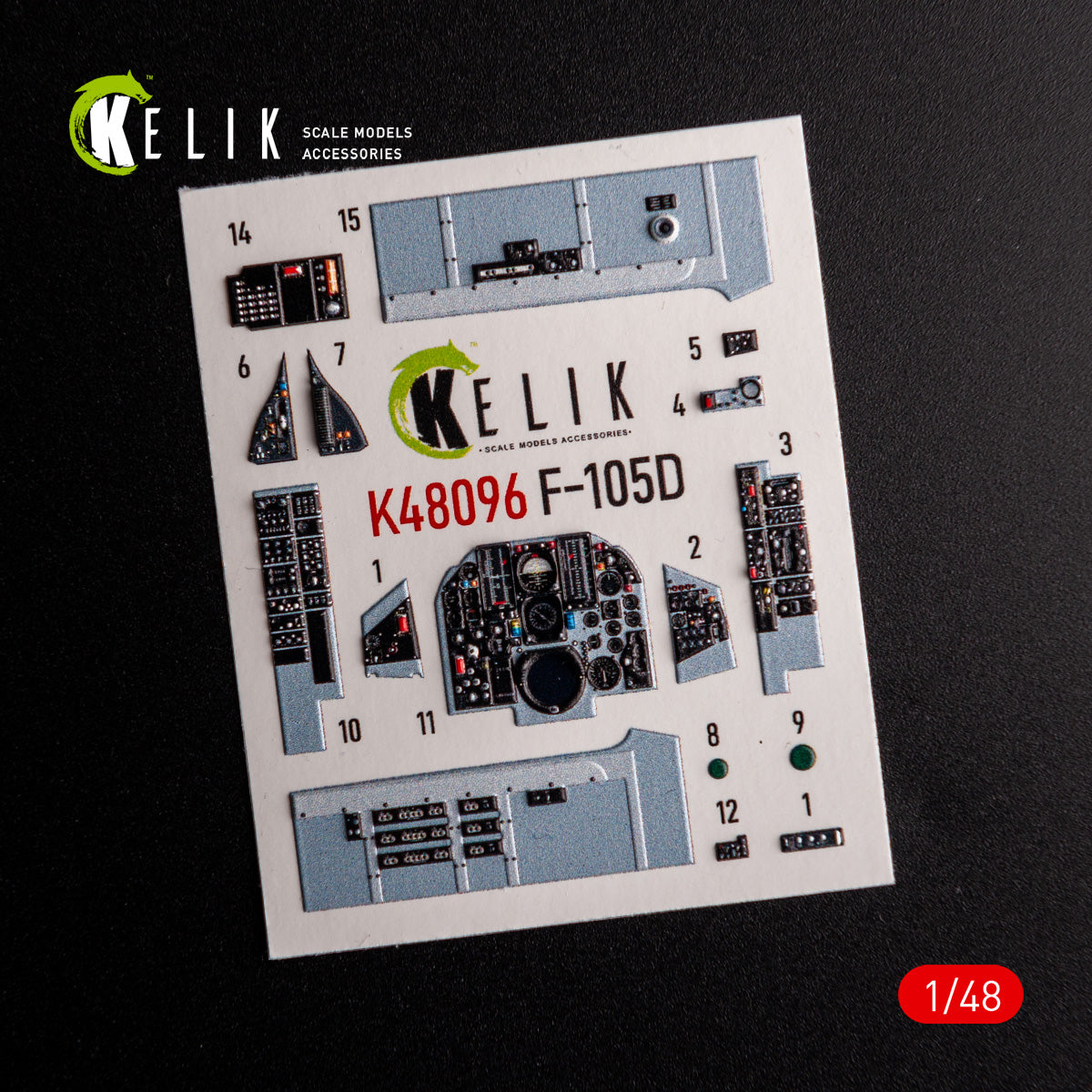 Kelik K3D48096 1:48 Republic F-105D Thunderchief