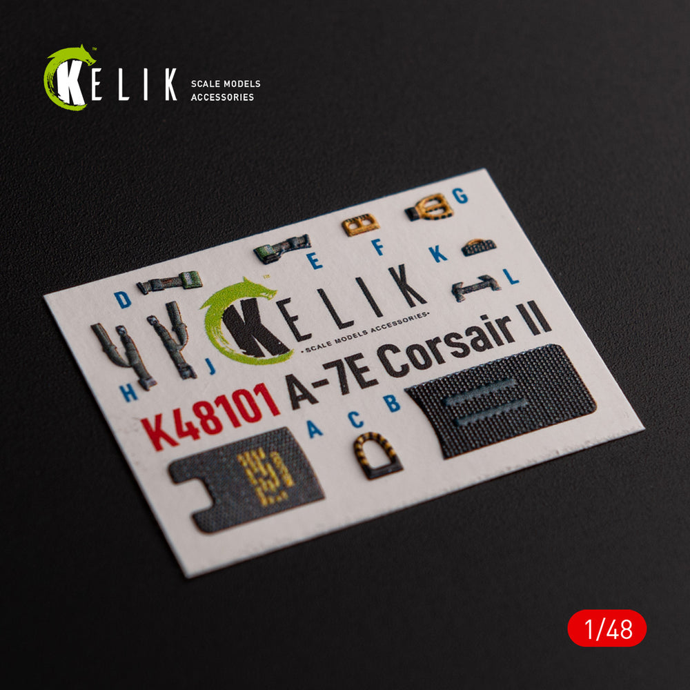 Kelik K3D48101 1:48 LTV A-7E Corsair II- interior 3D-decals