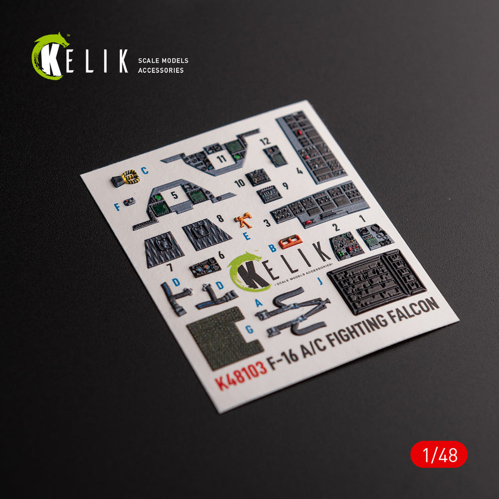 Kelik K3D48103 1:48 General-Dynamics F-16A/C
