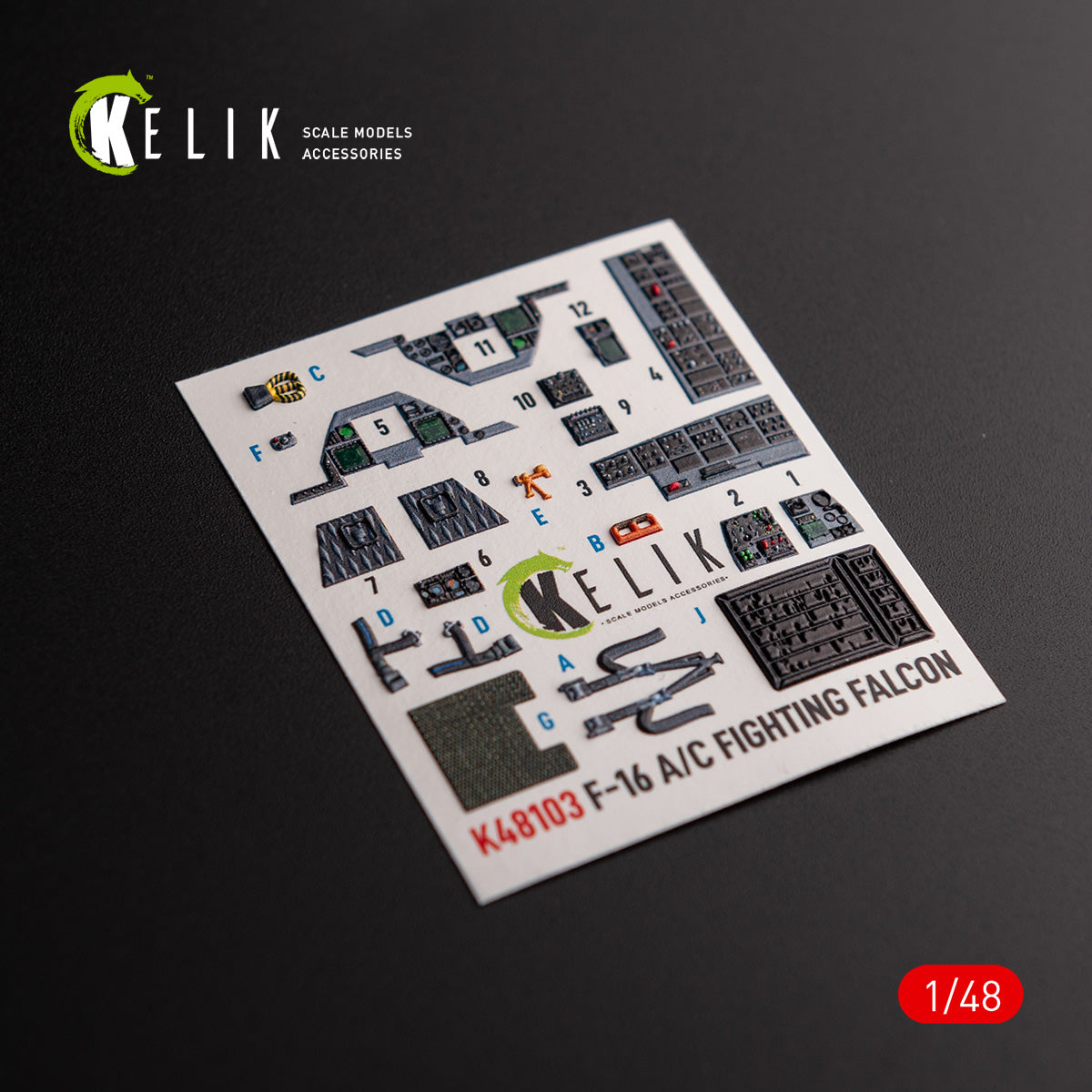 Kelik K3D48103 1:48 General-Dynamics F-16A/C