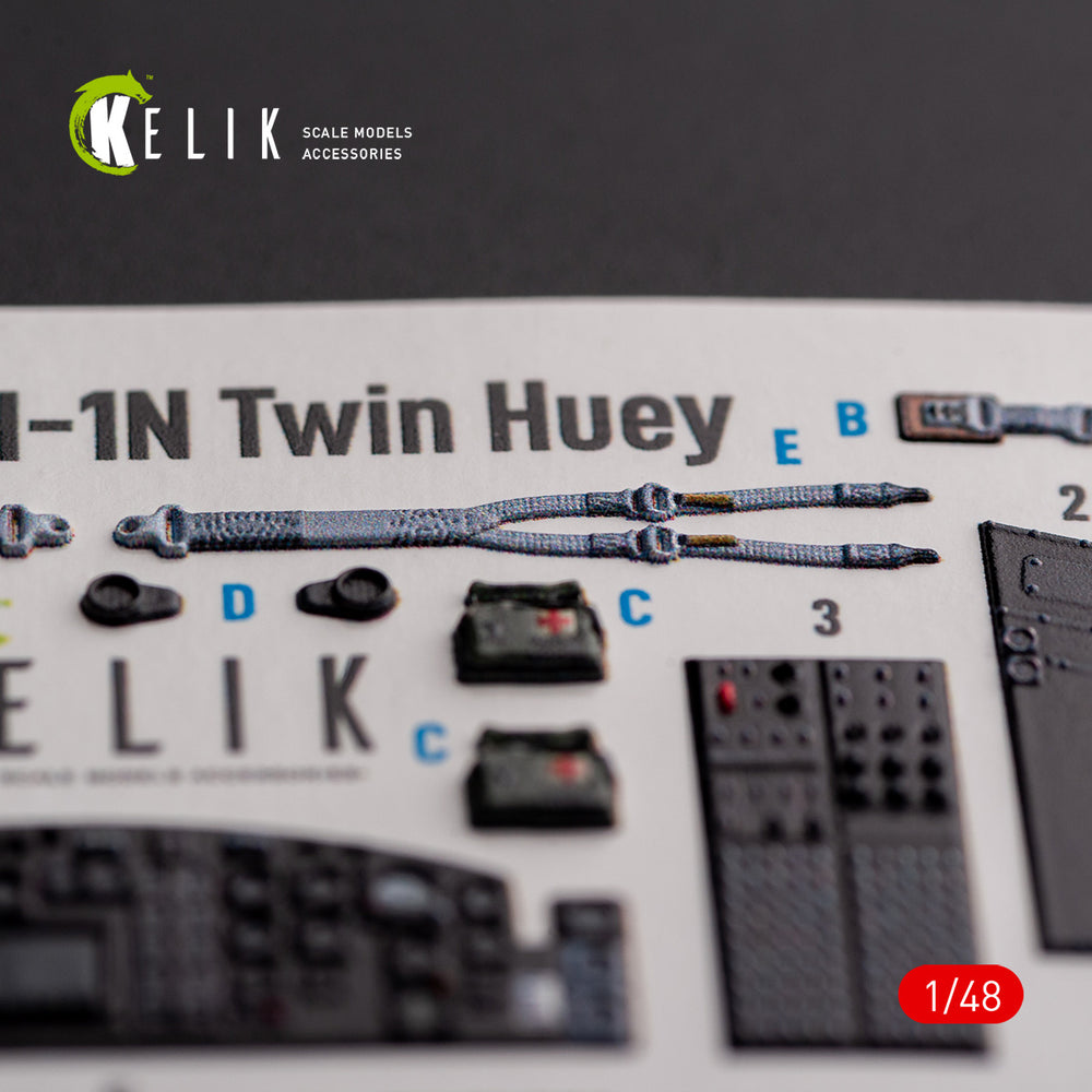 Kelik K3D48105 1:48 Bell UH-1N "Twin Huey"
