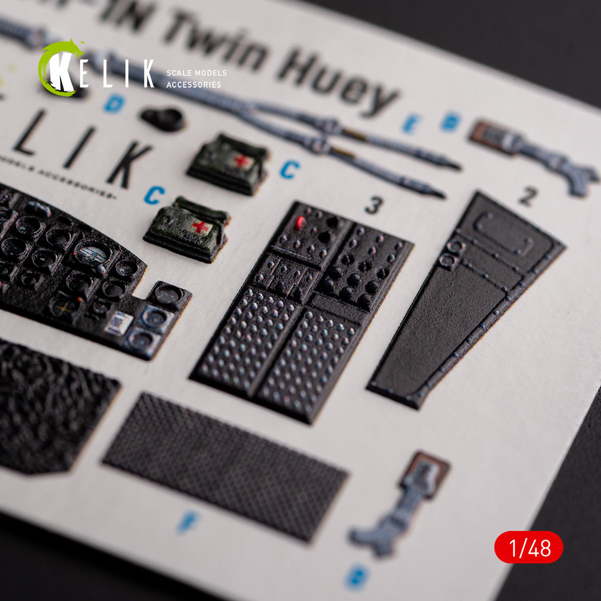 Kelik K3D48105 1:48 Bell UH-1N "Twin Huey"