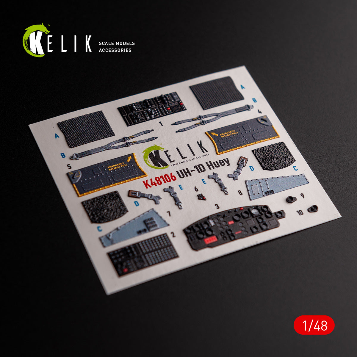 Kelik K3D48106 1:48 Bell UH-1D "Huey"