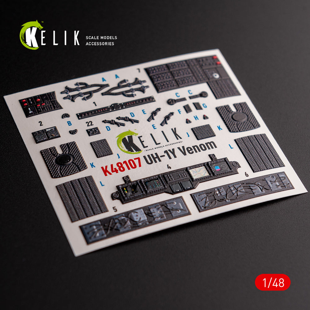 Kelik K3D48107 1:48 Bell UH-1Y "Venom"