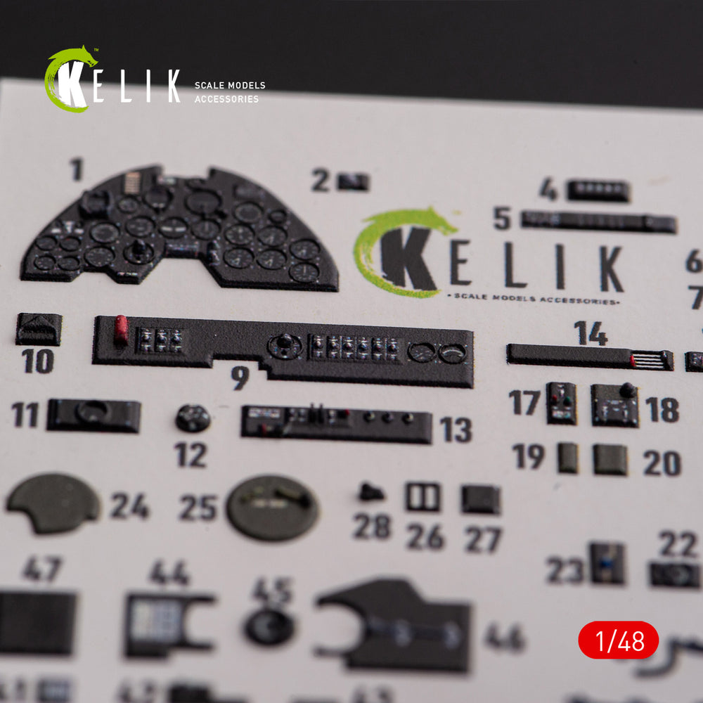 Kelik K3D48108 1:48 Lockheed P-38F "Lightning"