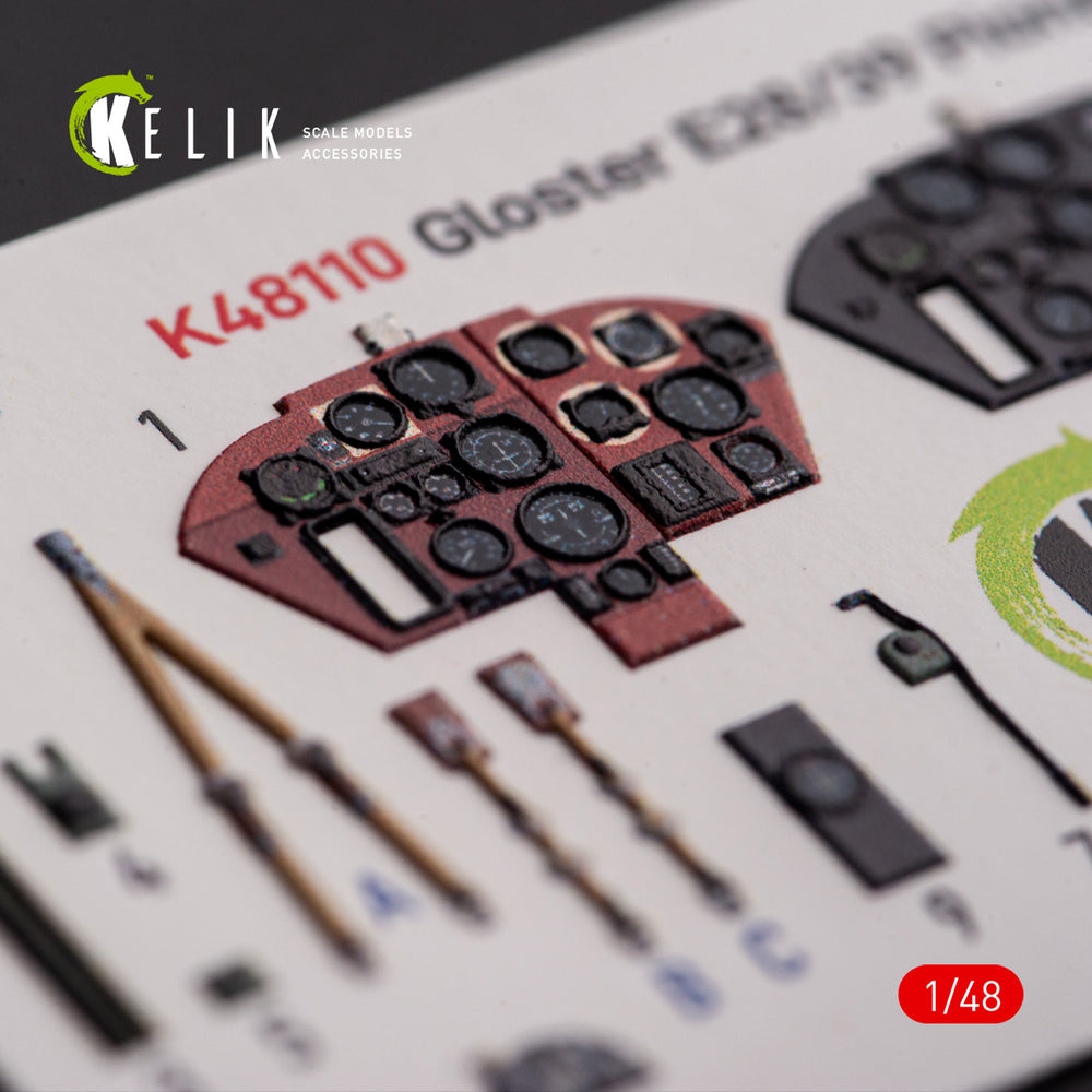 Kelik K3D48110 1:48 Gloster E28/39 Pioneer