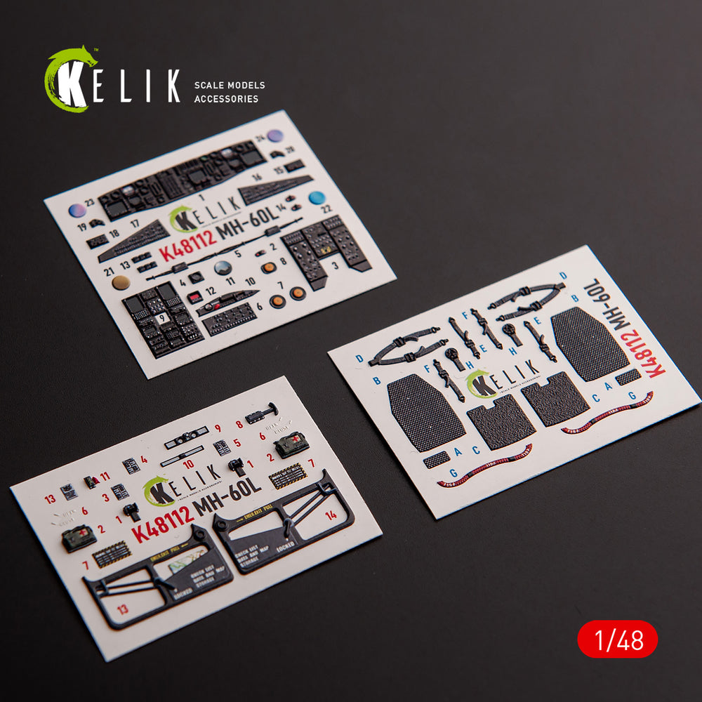 Kelik K3D48112 1:48 Sikorsky MH-60L Black Hawk
