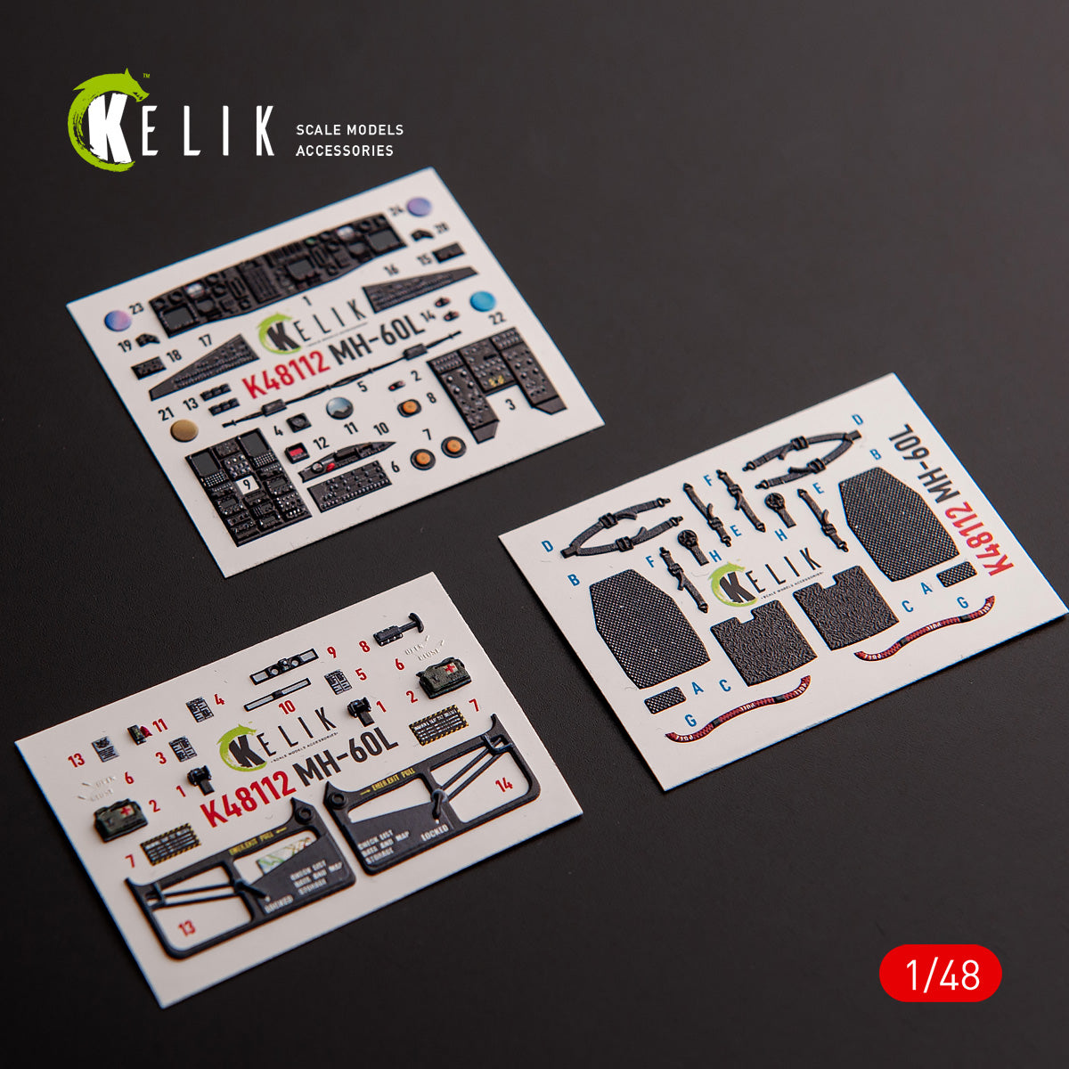 Kelik K3D48112 1:48 Sikorsky MH-60L Black Hawk