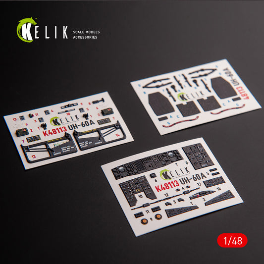 Kelik K3D48113 1:48 Sikorsky UH-60A Black Hawk