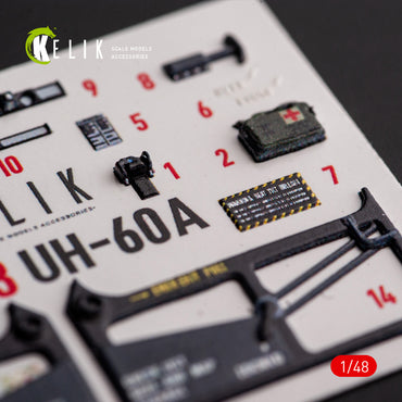 Kelik K3D48113 1:48 Sikorsky UH-60A Black Hawk
